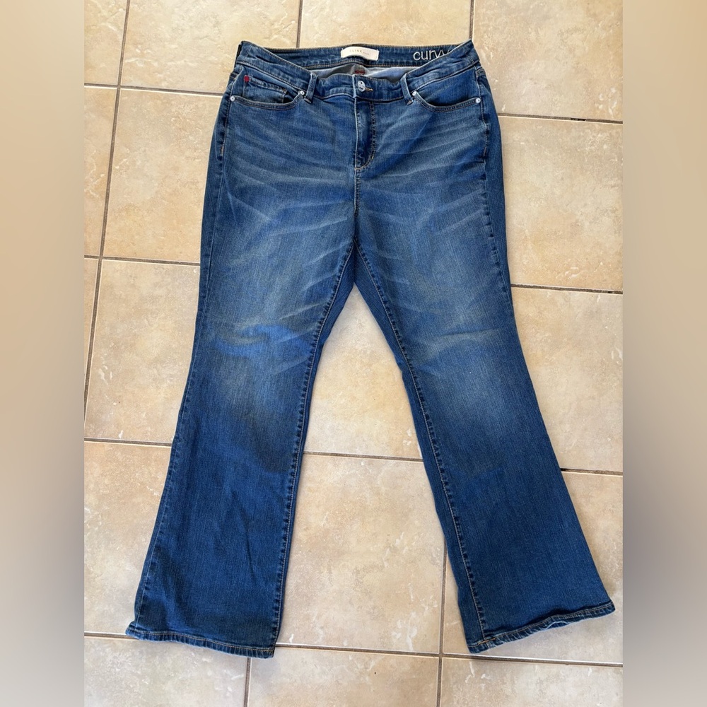 Slink Curvy Blue Flare Jeans